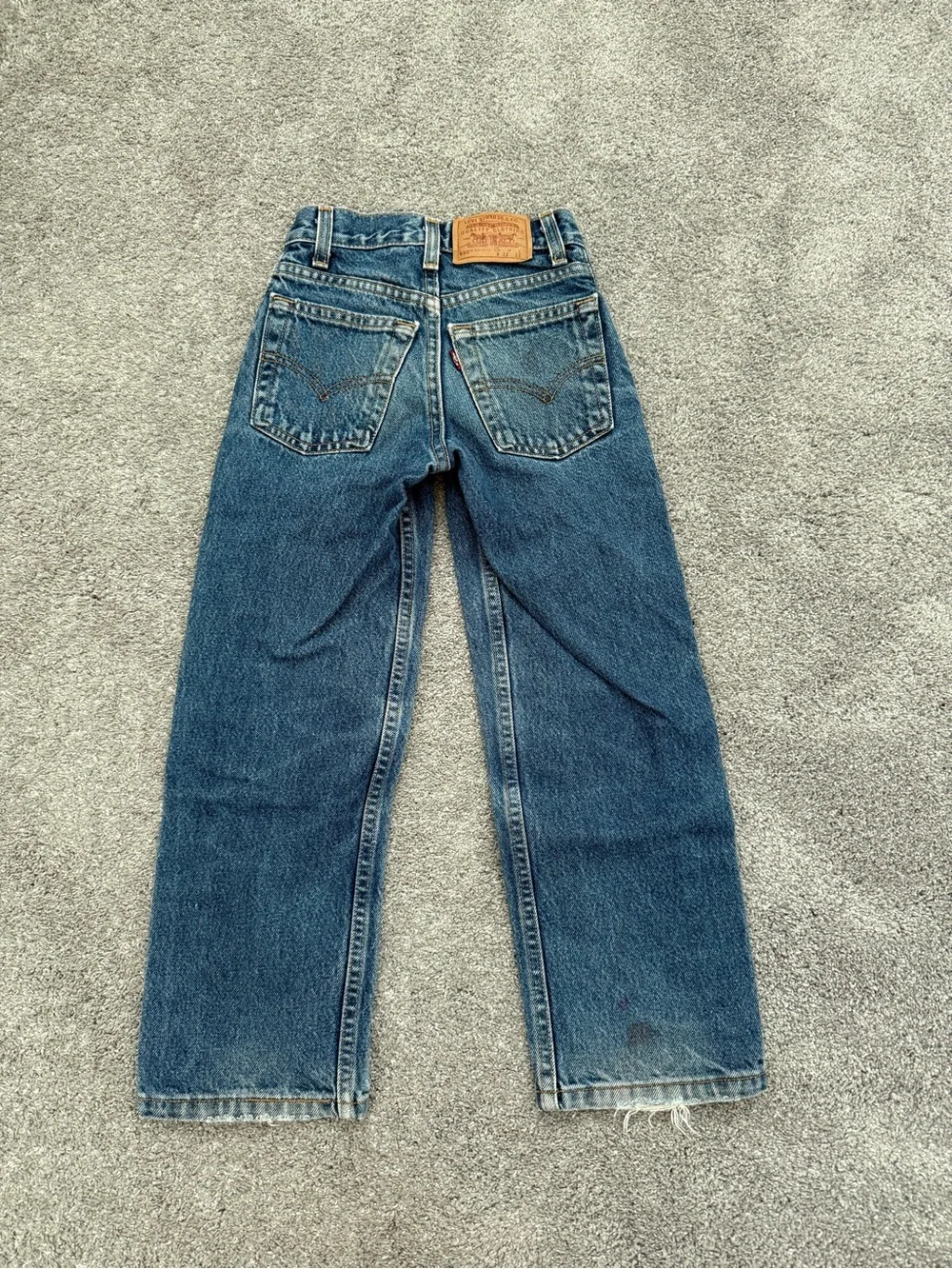 Vintage Levi's 550 Relaxed Fit Denim Jeans Kid's Size Slim 8